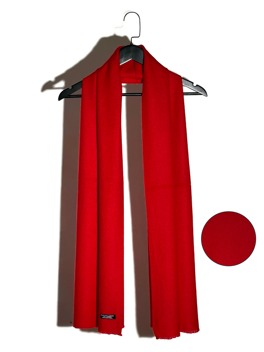 Handmade Unisex Scarf - 100% Cashmere