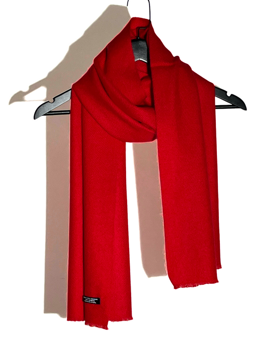 Handmade Unisex Scarf - 100% Cashmere
