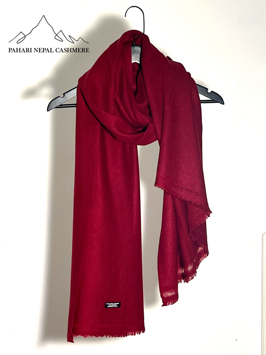 Handmade Unisex Stole - 100% Cashmere