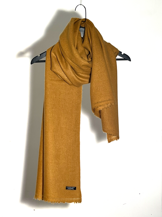 Handmade Unisex Stole - 100% Cashmere